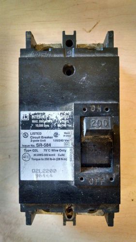 Square D 200 amp Main Breaker Q2L2200