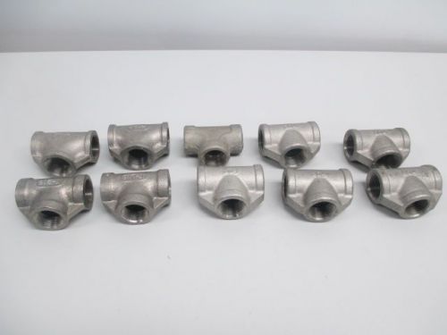 LOT 10 NEW CAMCO ASP HANCOCK 3/4 IN ASSORTED T TEE PIPE FITTING D240815