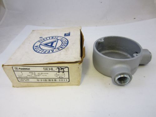Appleton sehl-75 seh conduit outlet box 3/4&#034; sehl-50 for sale