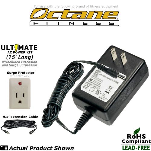 Octane Fitness xR6 Series (xR6e &amp; XR6ce) Elliptical AC Adapter (KIT)