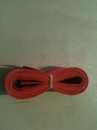 3/4&#034; id / 20mm thermosleeve red polyolefin 2:1 heat shrink tubing - 10&#039; section for sale