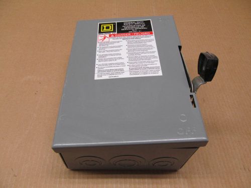 1 NEW SQUARE D DU321 30 AMP 240 VAC HEAVY DUTY SAFETY SWITCH