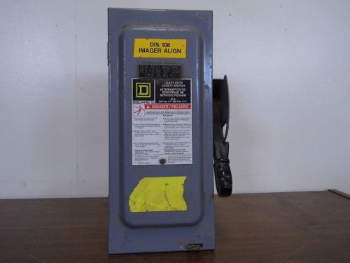 Square D H361 30A Heavy Duty Safety Switch