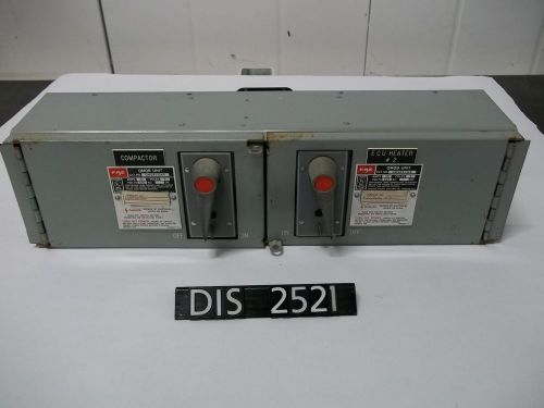Federal Pacific 600 Volt 30 Amp Fused QMQB Panelboard Switch (DIS2521)