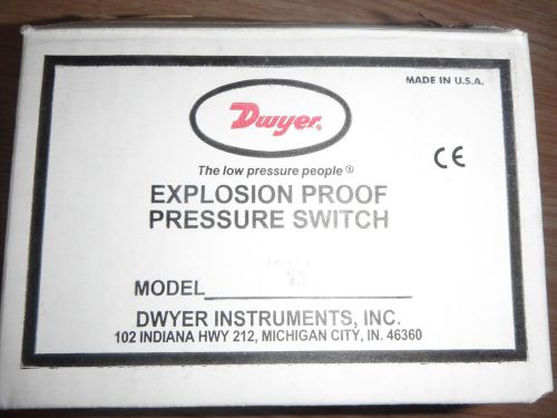 Dwyer 240vac 125vdc explosion-proof pressure switch, 1950g-5-b for sale
