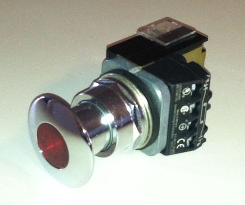 SIEMENS 52PE2D2A ILLUMINATED RED LED  PUSH BUTTON