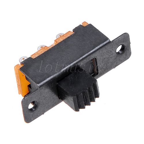 50pcs ss12f32-g5 2 position 1p2t spdt panel vertical slide switch solder lug for sale