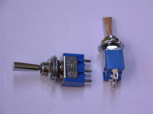 6 stackpole ms-501 spdt on-off-on subminiature toggle switches for sale