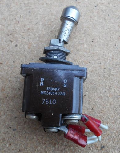 vintage military AIRCRAFT toggle switch CH 8504k7 MICRO SWITCH MS24659-23G
