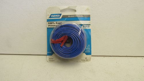 CAMCO 64094 100% COPPER 16 GAUGE PRIMARY WIRE 30&#039; BLUE - PRO QUALITY