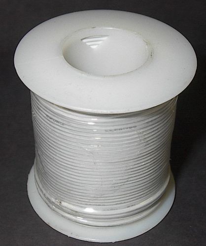 24 gauge stranded hookup wire 100 foot spool white for sale