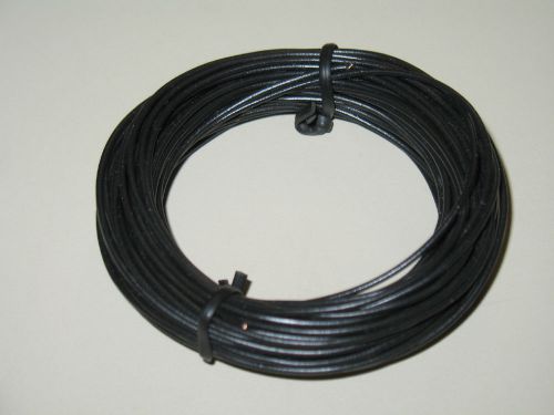 26 awg stranded hook-up wire 10m (32.8ft) black, flexible, us seller. for sale