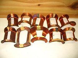 10 Vintage Copper Magnet Wire Coil