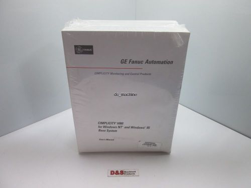 New Ge Fanuc IC646LBR100B Cimplicity HMI Library Version 3.1 *See Details*