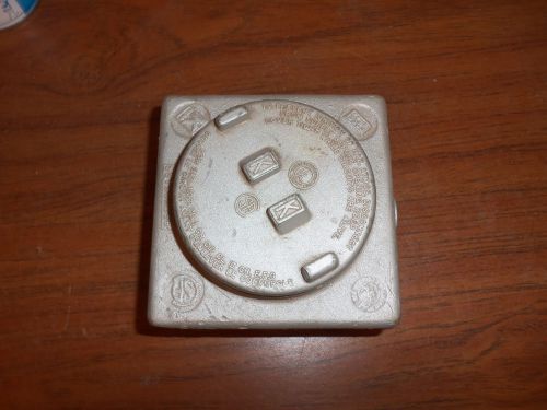 Killark grss explosion proof electrolet junction box 1/2&#034; inch with cover for sale