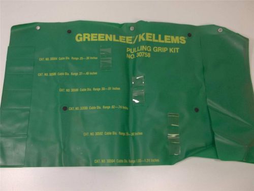 Greenlee/kellems 30758 pulling grip kit selection guide new 22&#034;x13&#034; vinyl sheet for sale