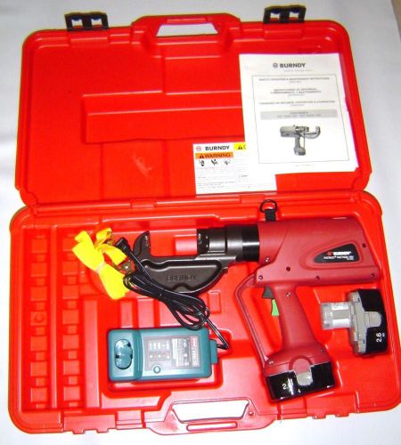 Burndy pat750k-18v patriot battery actuated hydraulic self contained crimper-new for sale