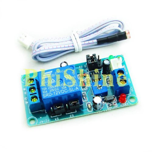 12V Light Control Switch Photoresistor Sensor Relay Module with Cable