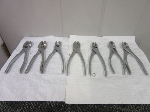7 crescent slip joint witco kal hose clamp pliers g-28 g-260 g-263 kal-278 used for sale