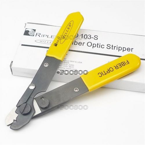 5 adjustable fiber stripper cuts new of 103-s ripley fo cutter lots optic miller for sale