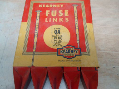 Lot of 10 Kearney # 6427-2T 85 Amp Type QA Fuse Links (SPECIAL)