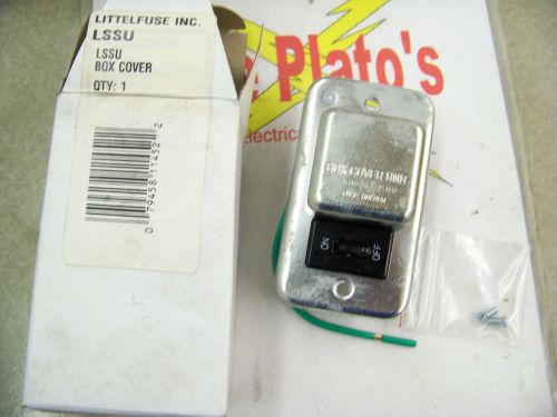 Littelfuse LSSU Box Cover Unit one fuse holder with on/off toggle switch
