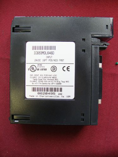 GE FANUC INPUT MODULE IC693MDL646D