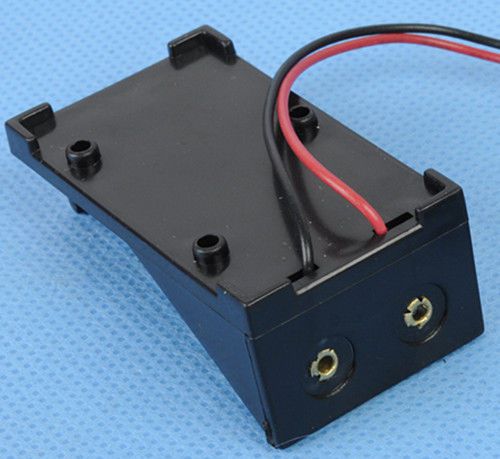 NEW 9V Battery Holder Box Case Wire with Plug 5.5*2.1mm for Arduino