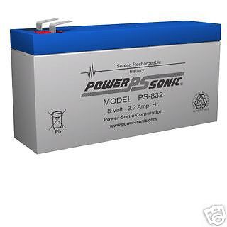 Quantum Turbo Battery Replacement  Battery -NEW- PS-832