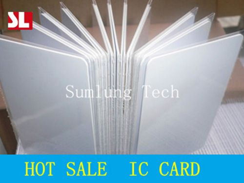 10pcs/lot waterproof pvc rfid ic smart cards mifare 1k 13.56mhz blank nfc cards for sale