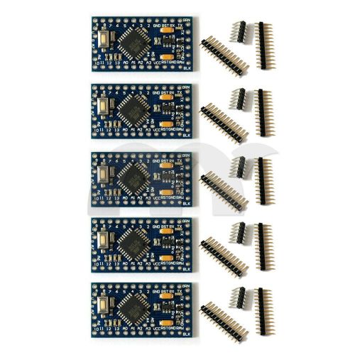 5 pcs atmega328 atmega328p pro mini board module 5v 16mhz for arduino for sale