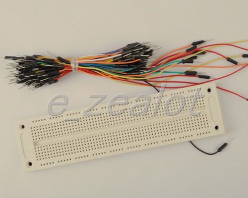 1pcs new 700 point solderless pcb breadboard syb-120 + jump wire for sale