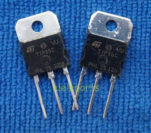 1PAIR TIP35C+ TIP36C Transistor 25A 100V