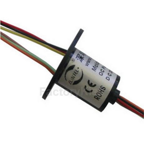 Mini Capsule Slip Ring 6 Wires 2A 12.5mm 300Rpm A Type CCTV Monitor ZSRS-06A IND