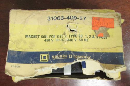 SQUARE D Size 2 Type SD 440/480V Coil 31063 409 57