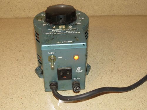 Staco powerstat variable autotransformer 3pn1010 - 0-120/140v 1.4kva  (av5) for sale