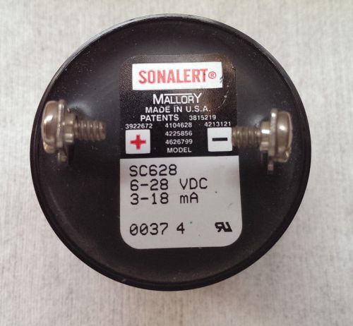 Mallory sonalert  sc628  audio indicators  alerts continuous 6-28vdc, buzzer for sale