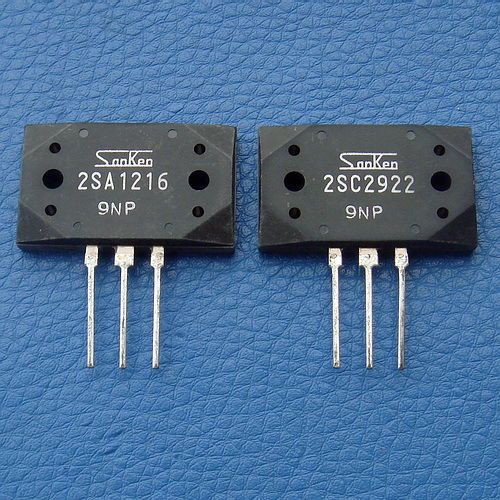 2SA1216 and 2SC2922 SANKEN High Power Audio Transistor. SKU83132A