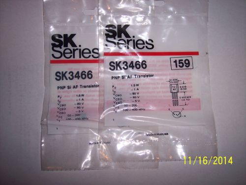 SK3466 PNP SI AF Transistor ECG159