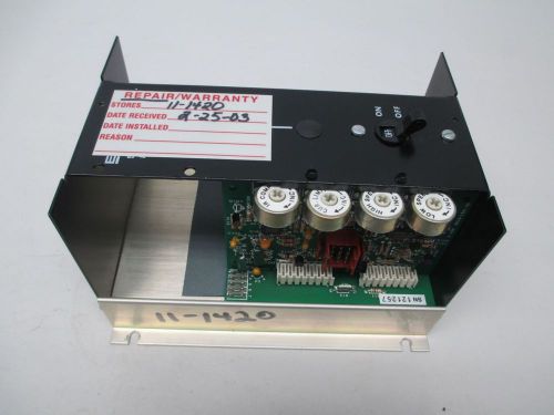 New extron 112-100 control 120v-ac 100v-dc 60hz 6a amp 1/2hp motor drive d290383 for sale