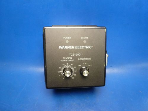 NEW WARNER ELECTRIC TCS-200-1 TCS2001 TENSION CONTROLLER
