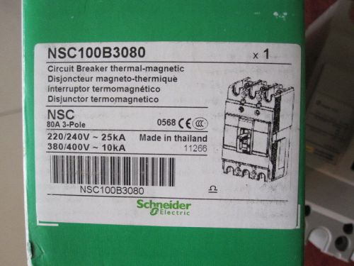 NEW Schneider breaker NSC100B3080