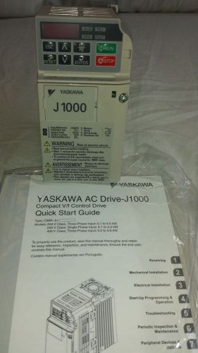 Yaskawa ac drive j1000 variable speed drive for sale