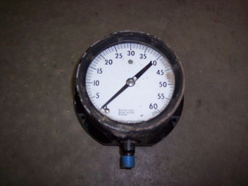 Ashcroft duragauge 4 1/2 inch 0-60 psi gauge nos for sale