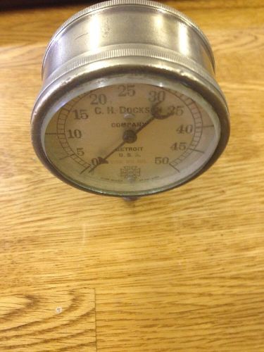 Vintage u.s. gauge co. brass pressure gauge! steampunk, advertising! for sale