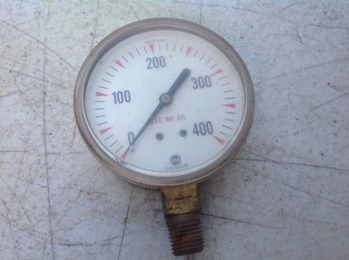 U.s.gauge 0-400 gauge use no oil gauge for sale
