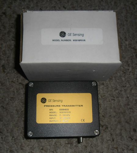 GE Sensing Pressure Transmitter M3016P01R Range 0-100KPA  Output 4-20mA