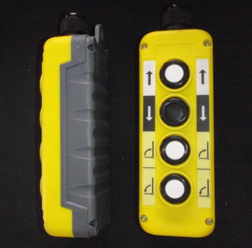 Pushbutton control 4 button remote pendant crane hoist t3 for sale