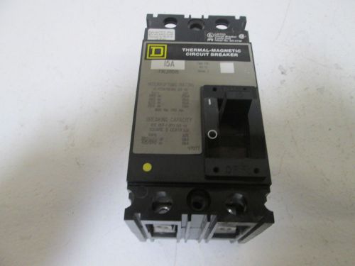 SQUARE D FAL26015 CIRCUIT BREAKER *NEW OUT OF BOX*