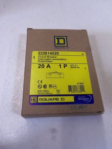 Square d circuit breaker edb14020 *new in box* for sale